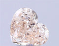 1.53ct Heart Lab Grown Diamond (Colour Fancy Light Pinkish Brown, Clarity VS1, IGI Certified)