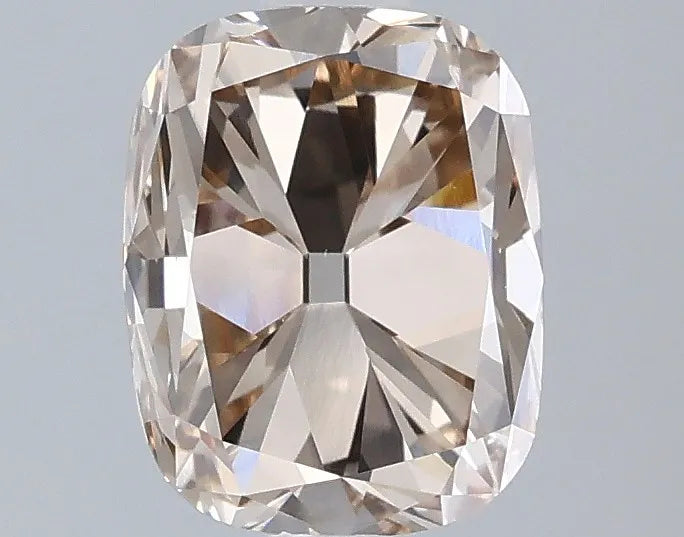 1.53ct Old miner Lab Grown Diamond (Colour Champagne, Clarity VS1, Cut EX, Uncertified)