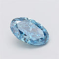 1.53ct Oval Lab Grown Diamond (Colour Fancy Vivid Blue, Clarity VS1, IGI Certified)