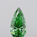 1.53ct Pear Lab Grown Diamond (Colour Fancy Vivid Green, Clarity VS1, IGI Certified)