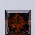 1.53ct Princess Lab Grown Diamond (Colour Fancy Deep Brown, Clarity VS1, IGI Certified)