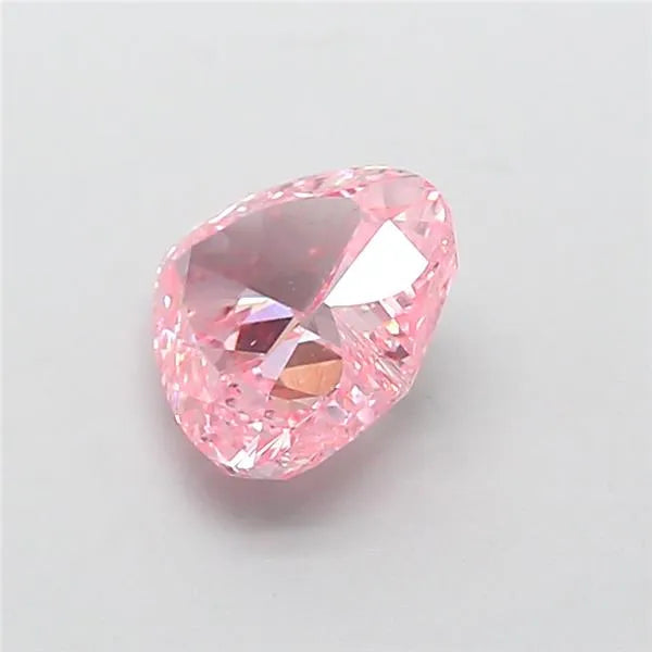 1.54ct Heart Lab Grown Diamond (Colour Fancy Vivid Pink, Clarity VS1, IGI Certified)
