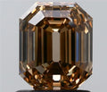 1.55ct Emerald Natural Diamond (Colour Fancy Dark Yellowish Brown, Clarity VVS2, GIA Certified)