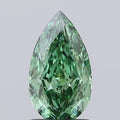 1.55ct Pear Lab Grown Diamond (Colour Fancy Vivid Green, Clarity VS1, IGI Certified)