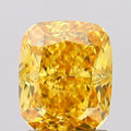 1.56ct Cushion modified Lab Grown Diamond (Colour Fancy Vivid Yellow, Clarity VVS2, IGI Certified)