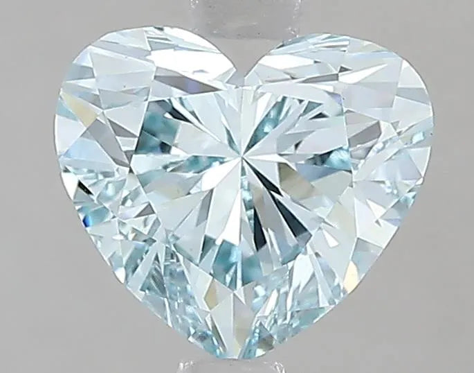 1.56ct Heart Lab Grown Diamond (Colour Fancy Intense Green Blue, Clarity VVS2, IGI Certified)