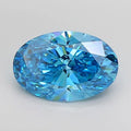1.56ct Oval Lab Grown Diamond (Colour Fancy Vivid Blue, Clarity SI2, IGI Certified)