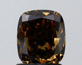 1.57ct Cushion modified Lab Grown Diamond (Colour Fancy Brown, Clarity VS2, IGI Certified)