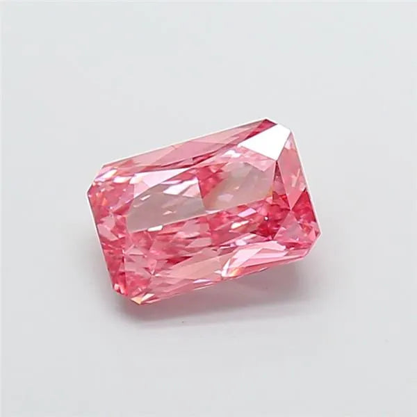 1.57ct Radiant Lab Grown Diamond (Colour Fancy Vivid Pink, Clarity VS2, IGI Certified)