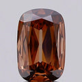 1.58ct Cushion brilliant Lab Grown Diamond (Colour Fancy Brown, Clarity VVS2, IGI Certified)
