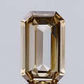 1.58ct Emerald Lab Grown Diamond (Colour Fancy Light Yellowish Brown, Clarity VS1, IGI Certified)