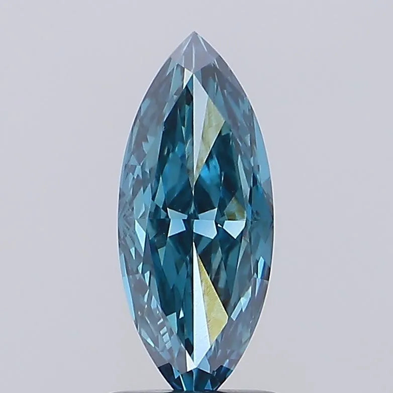 1.59ct Marquise Lab Grown Diamond (Colour Fancy Vivid Blueish Green, Clarity VVS2, IGI Certified)