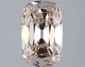 1.59ct Old miner Lab Grown Diamond (Colour Champagne, Clarity VVS2, Cut EX, Uncertified)