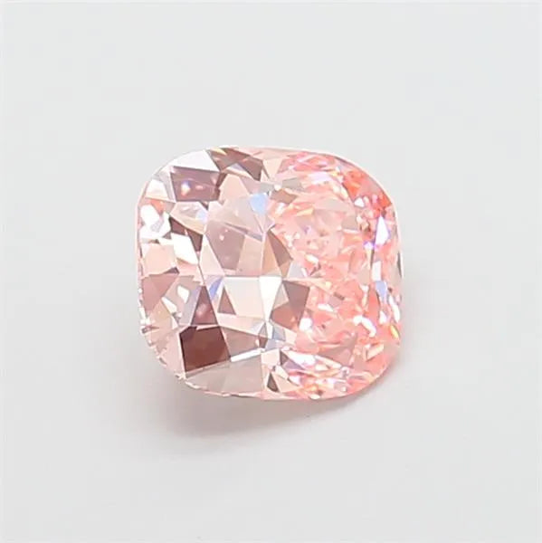 1.60ct Cushion modified Lab Grown Diamond (Colour Fancy Vivid Pink, Clarity VS1, IGI Certified)