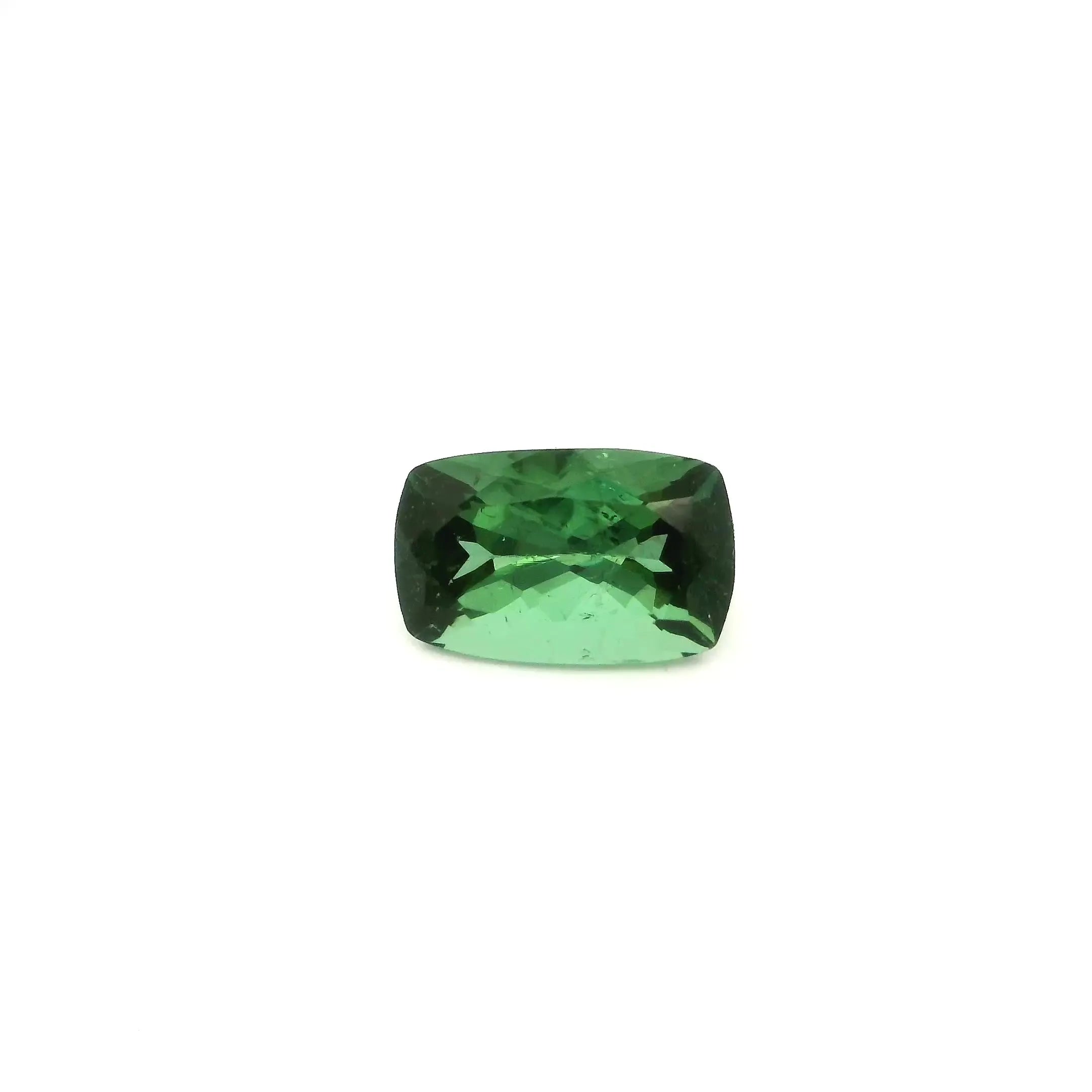 1.63ct Cushion Natural Tourmaline (Colour Green, Clarity Slightly Included, Cut Faceted)
