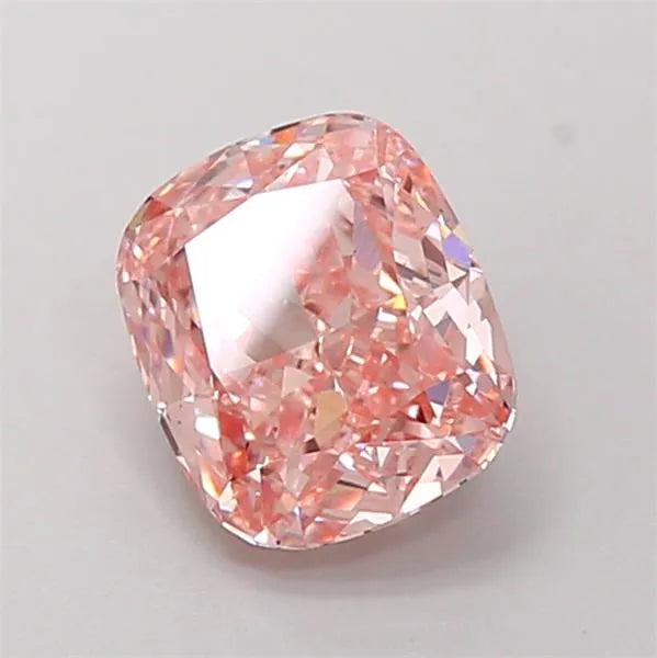 1.63ct Cushion modified Lab Grown Diamond (Colour Fancy Vivid Pink, Clarity VS2, IGI Certified)