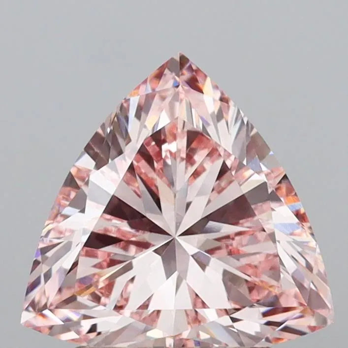1.63ct Triangular Lab Grown Diamond (Colour Fancy Intense Pink, Clarity VS1, IGI Certified)