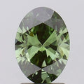 1.65ct Oval Lab Grown Diamond (Colour Fancy Intense Green, Clarity VVS2, IGI Certified)