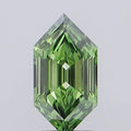 1.66ct Hexagonal Lab Grown Diamond (Colour Fancy Vivid Green, Clarity VVS2, IGI Certified)