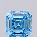 1.68ct Asscher Lab Grown Diamond (Colour Fancy Vivid Blue, Clarity VS1, IGI Certified)