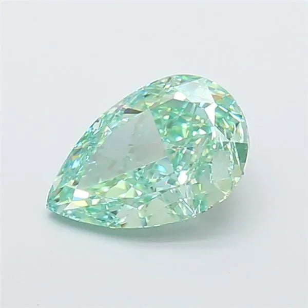 1.68ct Pear Lab Grown Diamond (Colour Fancy Vivid Green, Clarity VVS1, IGI Certified)