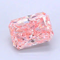 1.68ct Radiant Lab Grown Diamond (Colour Fancy Vivid Pink, Clarity VS1, IGI Certified)