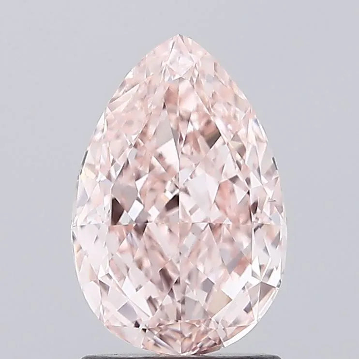 1.69ct Pear Lab Grown Diamond (Colour Fancy Intense Pink, Clarity VVS2, IGI Certified)
