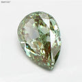 1.69ct Pear Lab Grown Diamond (Colour Fancy Vivid Green, Clarity VVS2, IGI Certified)