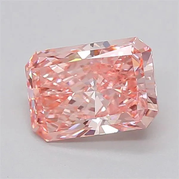 1.69ct Radiant Lab Grown Diamond (Colour Fancy Vivid Pink, Clarity VVS2, IGI Certified)