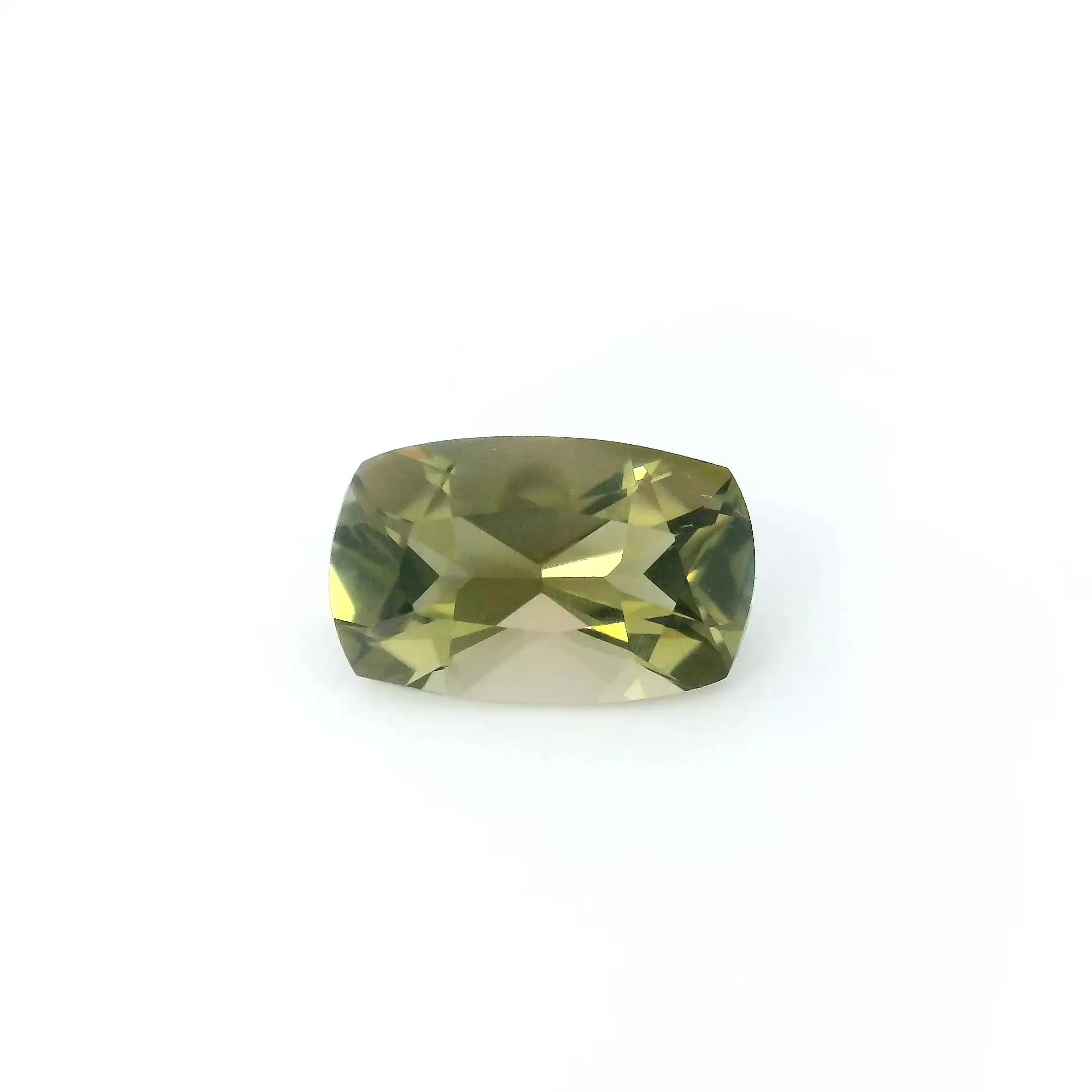 1.70ct Cushion Natural Tourmaline (Colour Green, Clarity Eye Clean, Cut Faceted)