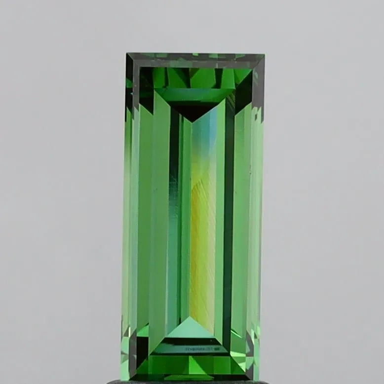 1.72ct Baguette Lab Grown Diamond (Colour Fancy Vivid Green, Clarity VS1, IGI Certified)