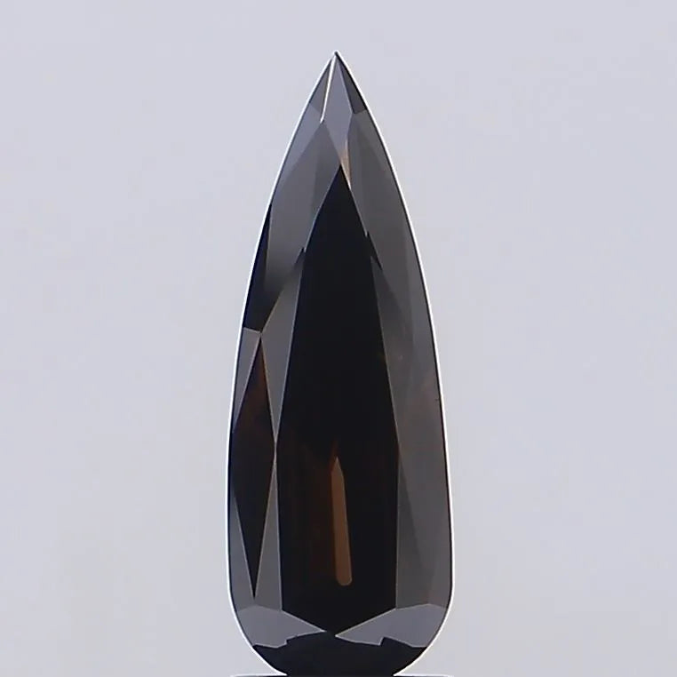 1.72ct Pear Lab Grown Diamond (Colour Fancy Deep Brown, Clarity VS2, IGI Certified)