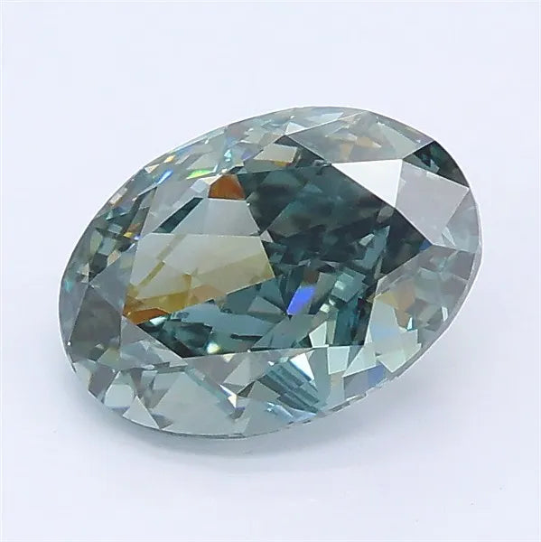 1.73ct Oval Lab Grown Diamond (Colour Fancy Blue, Clarity VVS2, IGI Certified)