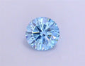 1.73ct Round Lab Grown Diamond (Colour Fancy Vivid Blue, Clarity SI1, Cut ID, IGI Certified)