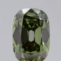 1.75ct Cushion brilliant Lab Grown Diamond (Colour Fancy Vivid Green, Clarity VS1, IGI Certified)