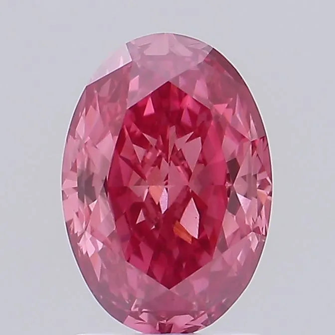 1.79ct Oval Lab Grown Diamond (Colour Fancy Vivid Pink, Clarity VS1, Uncertified)
