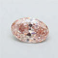 1.80ct Oval Lab Grown Diamond (Colour Light Pinkish Brown, Clarity VS2, IGI Certified)