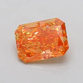 1.82ct Radiant Lab Grown Diamond (Colour Fancy Vivid Pinkish Orange, Clarity VVS2, IGI Certified)