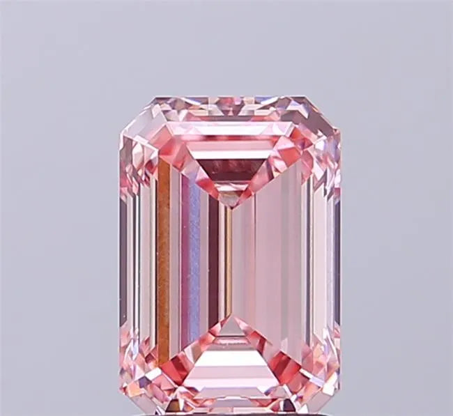 1.83ct Emerald Lab Grown Diamond (Colour Fancy Intense Pink, Clarity VVS2, IGI Certified)
