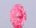 1.86ct Oval Lab Grown Diamond (Colour Fancy Vivid Pink, Clarity VS1, IGI Certified)