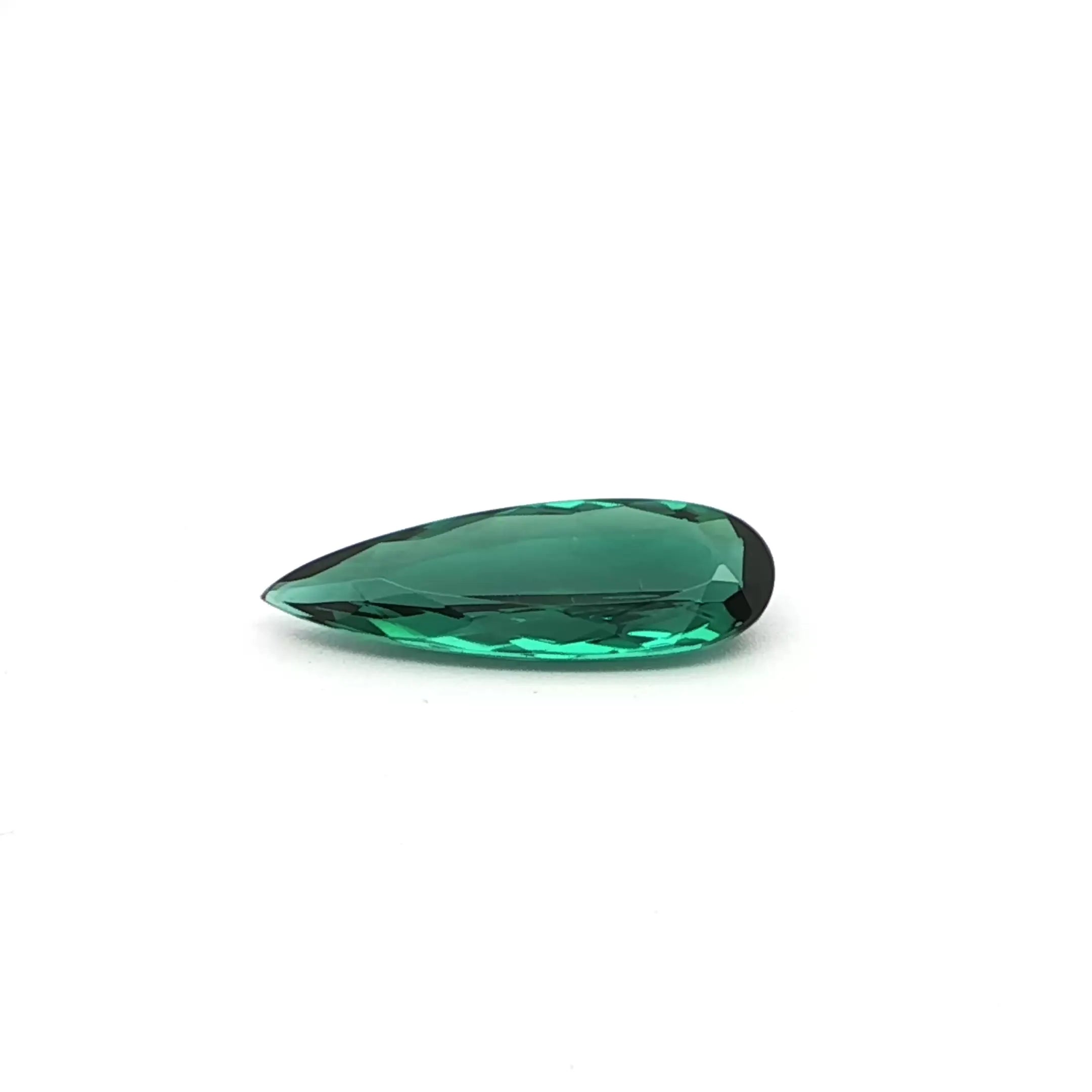 1.86ct Pear Natural Tourmaline (Colour Green, Clarity Slightly Included, Cut Faceted)