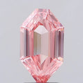 1.87ct Hexagonal Lab Grown Diamond (Colour Fancy Vivid Pink, Clarity SI1, Uncertified)