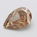 1.87ct Pear Lab Grown Diamond (Colour Fancy Light Brown, Clarity VVS2, IGI Certified)