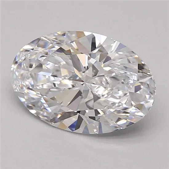 1.90ct Oval Lab Grown Diamond (Colour D, Clarity IF, Cut EIGHTX, GCAL Certified)