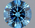 1.90ct Round Lab Grown Diamond (Colour Fancy Vivid Blue, Clarity VS2, Cut ID, IGI Certified)