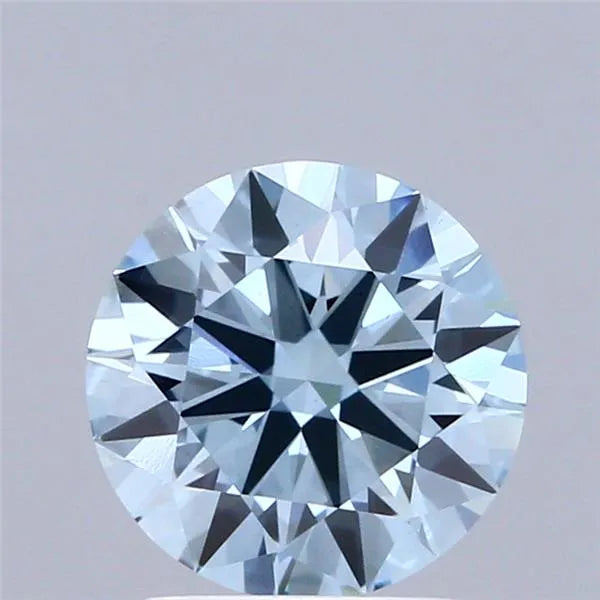 1.92ct Round Lab Grown Diamond (Colour Fancy Vivid Blue, Clarity VS1, Cut ID, IGI Certified)