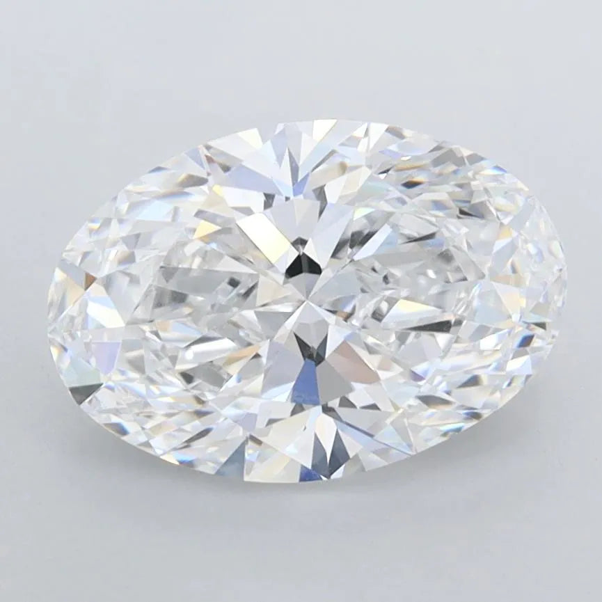 1.98ct Oval Lab Grown Diamond (Colour D, Clarity FL, IGI Certified)