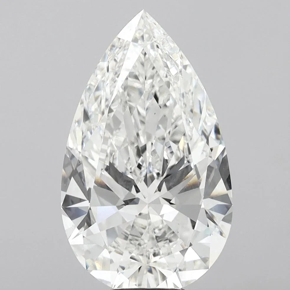 10.00ct Pear Lab Grown Diamond (Colour F, Clarity VVS2, IGI Certified)