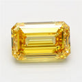 10.04ct Emerald Lab Grown Diamond (Colour Fancy Vivid Yellow, Clarity VVS2, IGI Certified)