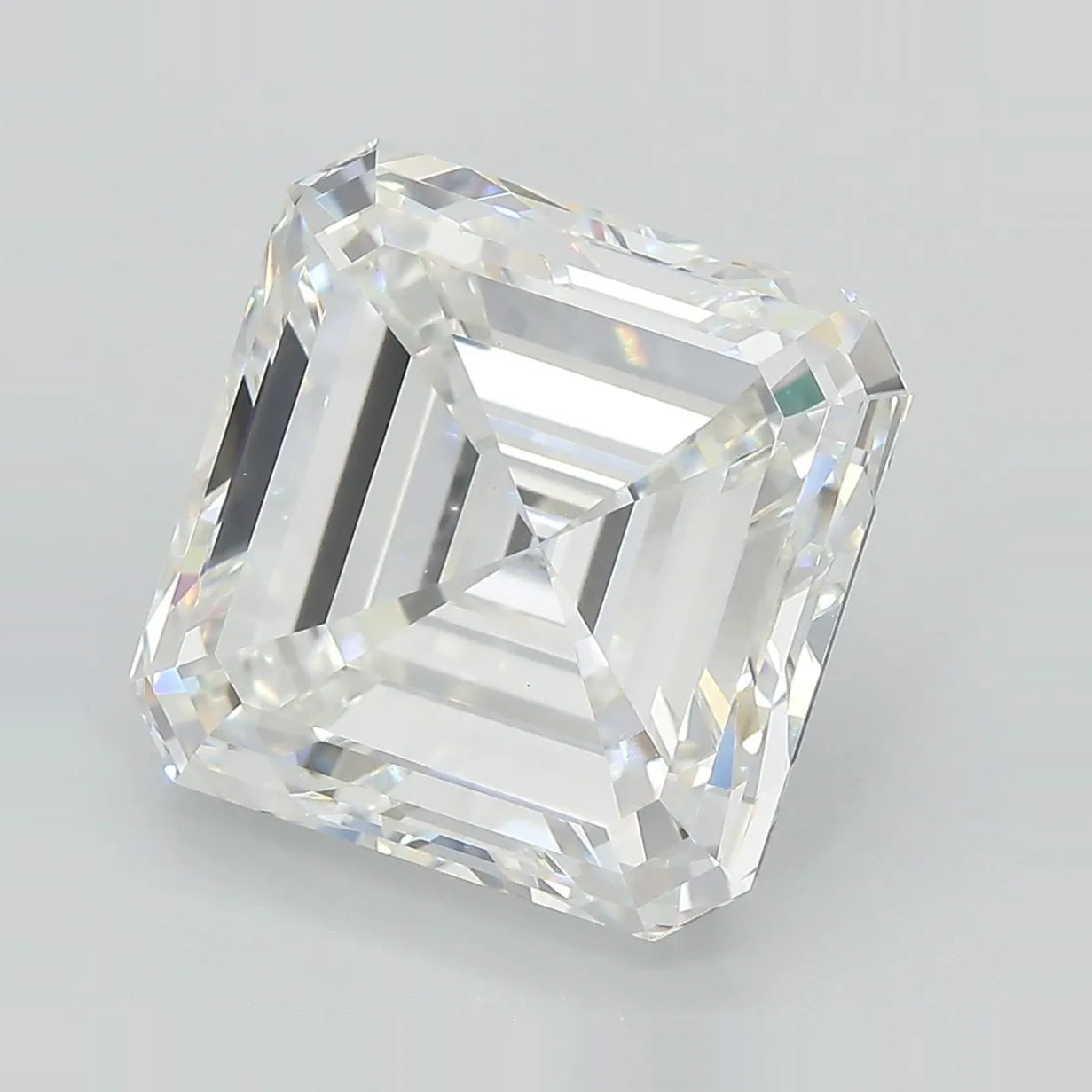 10.97ct Asscher Lab Grown Diamond (Colour G, Clarity VS1, IGI Certified)